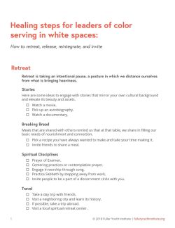 Healing Steps Handout Image